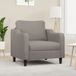 Maison Exclusive Fauteuil, taupe, 60 cm, rembourré
