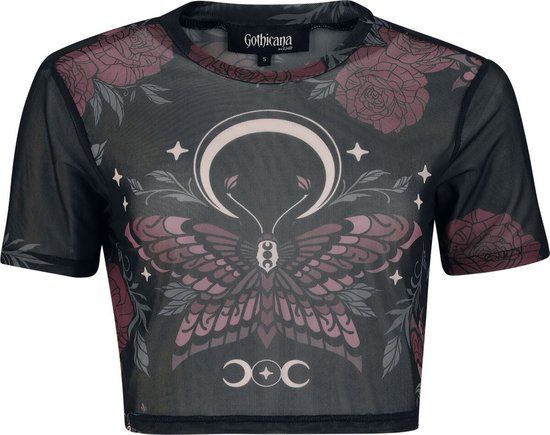 Gothicana by EMP Gothicana multicolor T-shirt met sublimatieprint - Dames - XL
