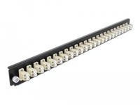 Delock 43359 patch paneel 1U LC Duplex Beige