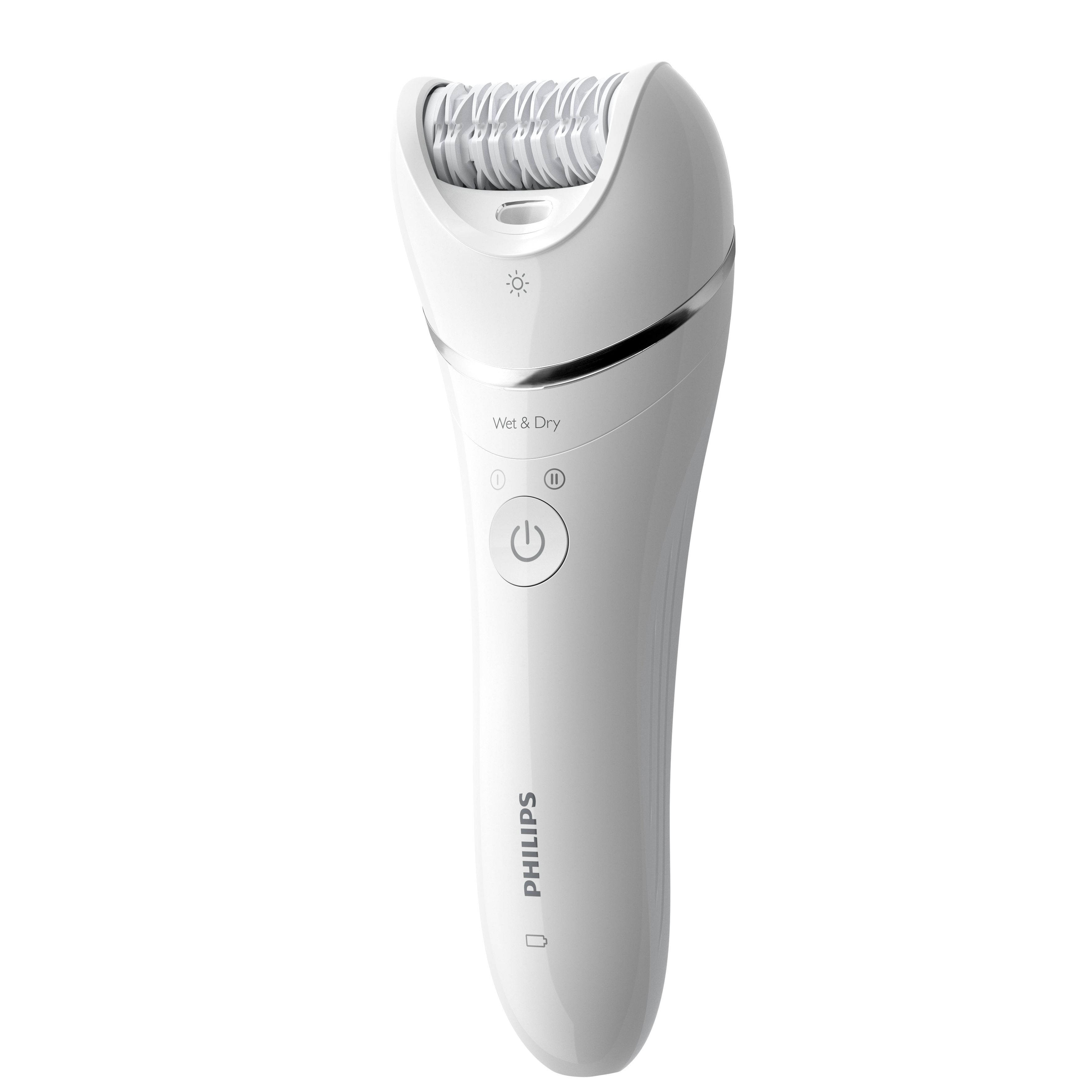 Philips Series 8000 BRE710/00 Wet & Dry Epilator - White