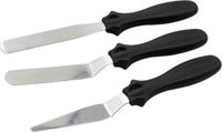 CHPN Paletmes Set - 3 Stuks - Zwart/Zilver