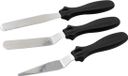 CHPN Paletmes Set - 3 Stuks - Zwart/Zilver