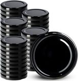 KADAX Potdeksels, dop, potten, deksel, Fi58, 50 stuks, Zwart, Metaal
