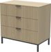 Vicco Lennox Ladekast – 72 x 69 cm met 3 laden Eiken