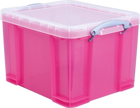 Really Useful Box 35 liter Transparant Helroze - Opbergdoos