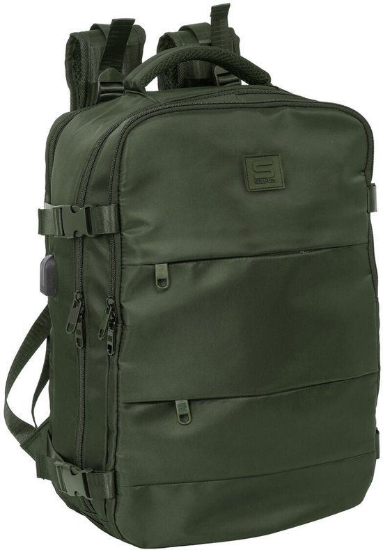 Safta Schoolrugzak Verde Militair groen