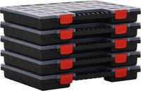 vidaXL Assortimentsdozen - 5 stuks - 40x30x5 cm - polypropeen