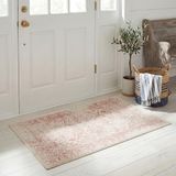 Safavieh Adirondack Collection ADR109H Oosters tapijt, pluisvrij, voor woonkamer, slaapkamer, 70 x 120 cm, ivoorkleurig/roze