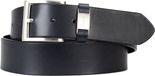 BOSS leren heren riem - donkerblauw
