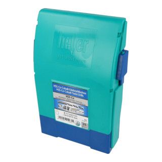 Heller HSS-Co Cobalt Drill Bit Set - 25 Pieces