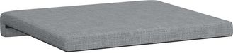 vidaXL Coussin de banc 4 pièces tissu gris clair 35 cm de profondeur
