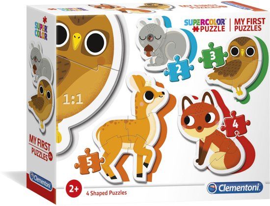 Clementoni Mijn Eerste Puzzels Bosdieren