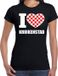 Bellatio Decorations Carnaval t-shirt I love Kruikenstad voor dames - zwart - Tilburg - L