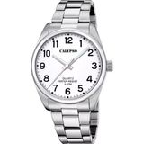 Calypso K5862/1 Polshorloge Unisex Zilverkleurig Staal Wit