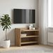 Maison Exclusive meuble TV 60 x 33 x 47 cm placage chêne artisanal panneau de particules