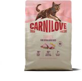 Carnilove True Fresh Cat Dry Turkey for Sterilised Adult All Breeds 2 kg