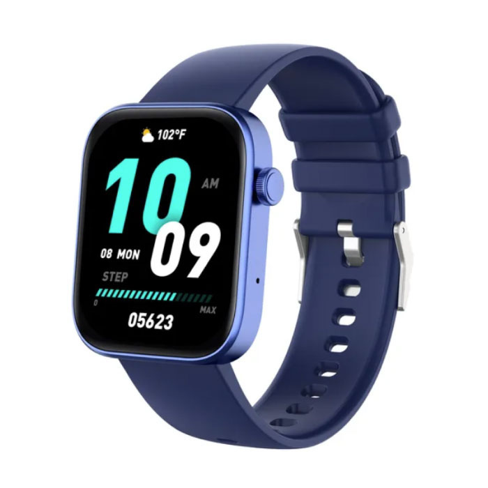 COLMI COLMI P71 Smartwatch - Siliconen Bandje - Fitness Sport Activity Tracker Horloge Blauw