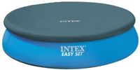 Intex Zwembad afdekhoes easy set pool cover 366 cm Polyester Grijs