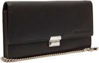The Chesterfield Brand Leren Kelnerwissel Portemonnee Bora Waiter Wallet Black Zwart