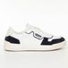 GUESS Strave Vintage Herensneakers, Wit Blauw, 42 EU