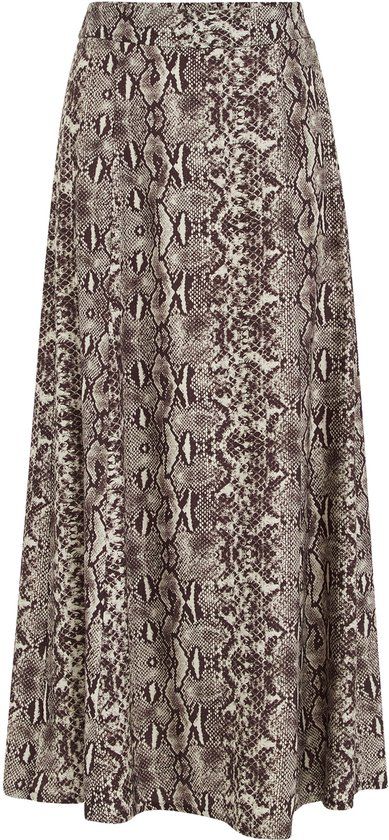 WE Fashion Dames midi-rok met print