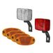 cyclingcolors Reflector voor achter fiets met verstelbare houder spaken reflector veiligheid cyclus stad straat MTB