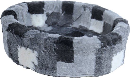 Gebr. de Boon Teddymand mix/blok grijs nr. 4/70 cm Slaapplezier