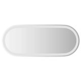 vidaXL Badkamerspiegel LED ovaal 90x40 cm