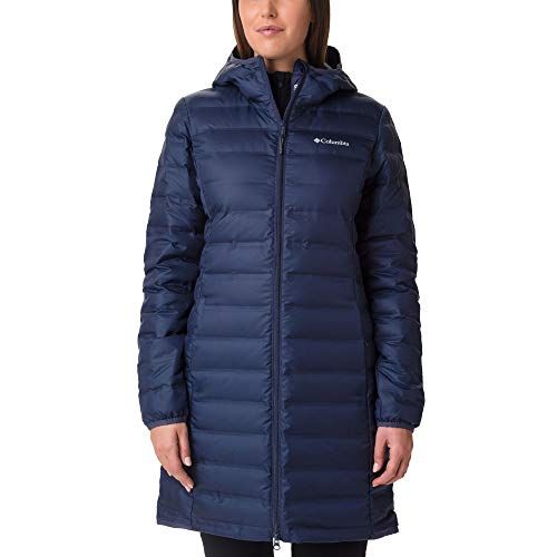 Columbia Lake 22 Lang gewatteerd jack met capuchon - dames