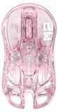 Merkloos Gamingmuis draadloze gaming muis - 26.000 DPI - 79 g - Roze