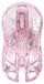 Merkloos Gamingmuis draadloze gaming muis - 26.000 DPI - 79 g - Roze