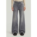 G-Star Deck Ultra High Wide Leg Jeans Grey Taille: W26L30