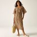 Regatta Dames Avorno Cover Up Strandjurk Bruin Dierenprint Polyester
