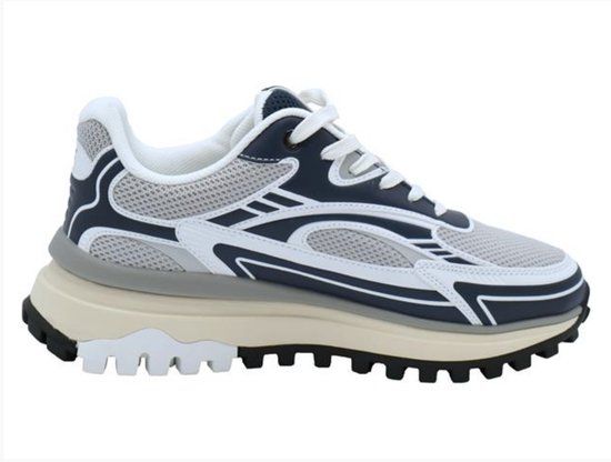 Floris van Bommel De Gripper 06.00 - Herfst/Winter 2025 - Mannen - Maat 44 - Donkerblauw - Lage sneakers