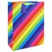 Eurowrap - 37007-1WCpack - Set van 6 XL Cadeauzakken - Regenboogstrepen