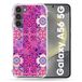 Cokitec Samsung Galaxy A56 5G Paarse Cementtegeltextuur Versterkte Hoes