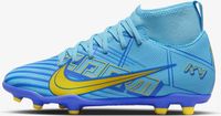 Nike Jr. Mercurial Superfly 9 Club KM FG/MG Voetbalschoenen - Maat 38.5 - Unisex - Kinderen - Synthetisch - Blauw