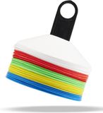 Matchu Sports Voetbal pionnen - Trainingshoedjes - 19CM - 50 stuks - Inclusief houder