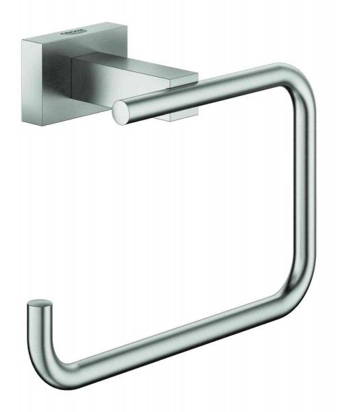GROHE Essentials Cube Toiletrolhouder - 138x98x60mm - Messing - Grijs
