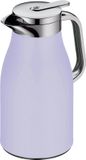 alfi Skyline 1,0 l, lavendelmat, roestvrijstalen thermoskan, hygiënisch inzetstuk van gehard glas, draaisluiting met comfortabele drukknop, ergonomische handgreep, met één hand, ideaal als koffiepot