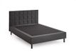 Atlantic Home Collection Boxbed Nikola zonder matras, antraciet, 140 x 200 cm