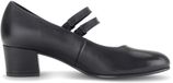 Gabor Damen Pumps Tunis Zwart Leer Blokhak 4-5 cm Maat 42