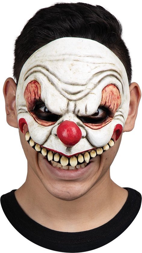 partychimp Creepy Clown Halloween Carnaval- Latex- Onesize