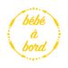 Ambiance Autosticker Baby Mosterdgeel H 15 x B 15 cm
