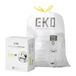 EKO Extra Sterke 21 Gallon Grote Vuilniszakken, Heavy-Duty Trekkoord Keuken & Huishoudelijke Vuilniszakken (80L), Lekbestendig, 110 Count, Code G