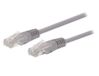 C-TECH câble réseau, cordon de brassage, Cat5e, UTP, gris, 10 mètre