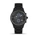 Police Vault Zwarte wijzerplaat Zwart roestvrijstalen armband Chronograaf horloge voor heren, 44mm