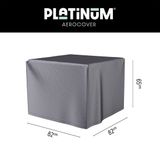 Platinum AeroCover Loungetafelhoes - 82x82x65cm - Antraciet