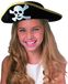 Robijs, piratenhoed, zwart, voor kinderen, accessoires