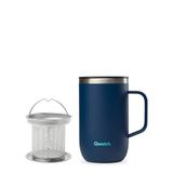 Qwetch Infuser Mok Geïsoleerd - Matt Nachtblauw